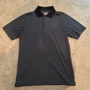 Under Armour Playoff Polo - Black/Gray - Medium (M)